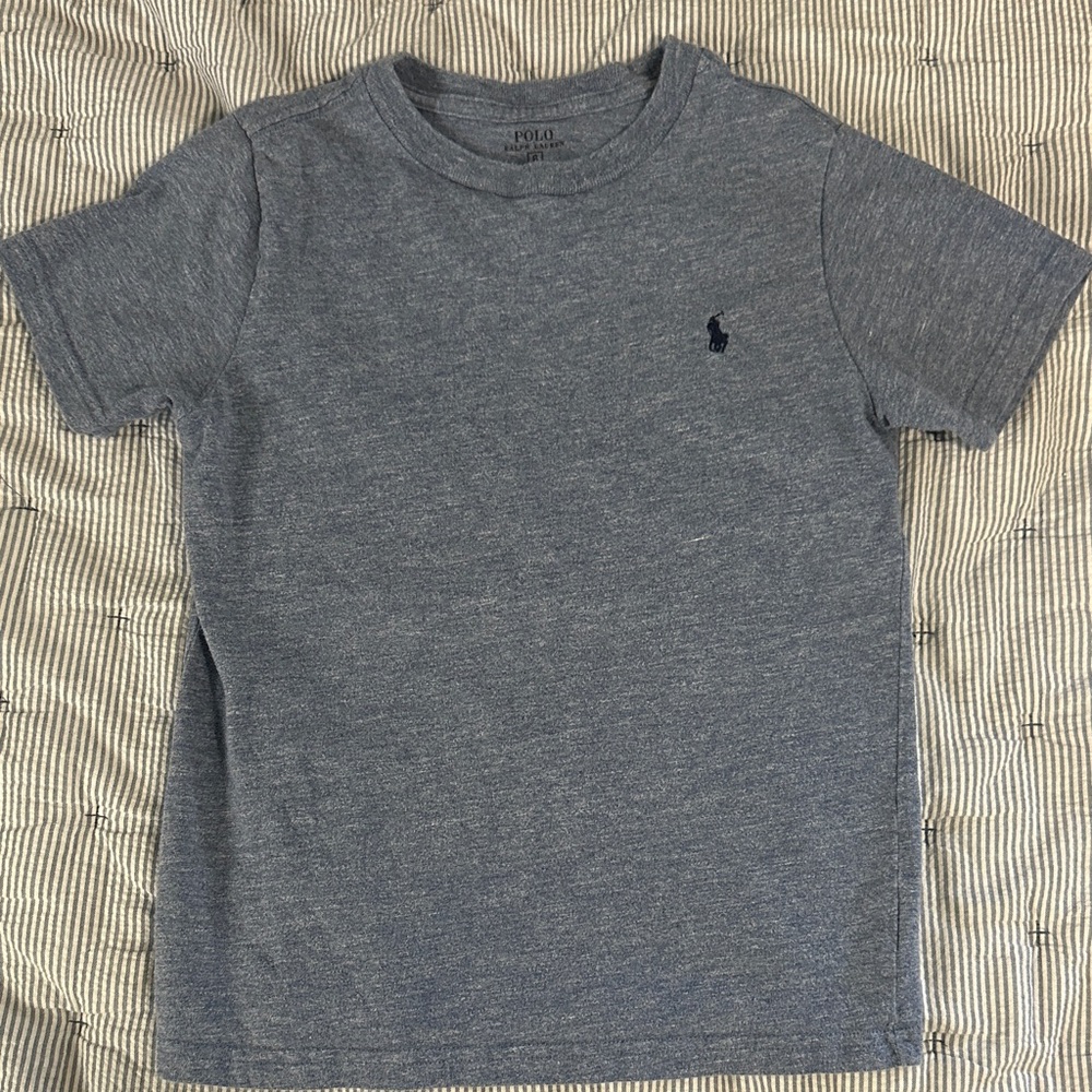 Polo by Ralph Lauren Kids Heather Gray Tee
